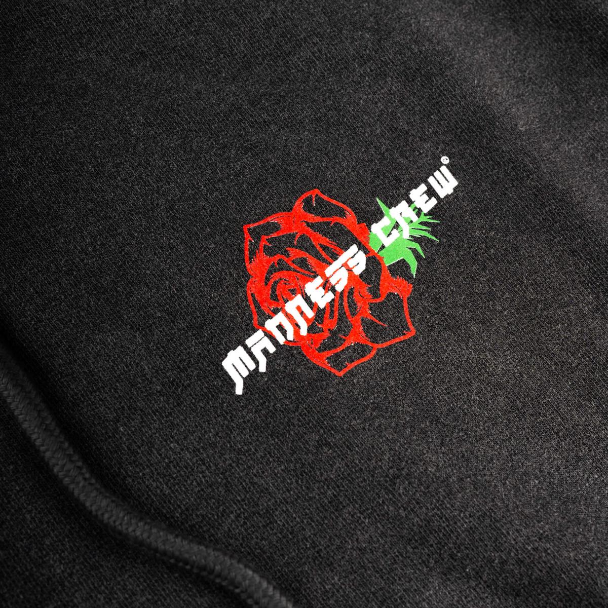 Dragón Hand Break Acid Wash Hoodie